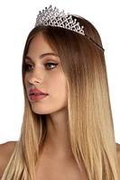 Queen Of Hearts Rhinestone Tiara