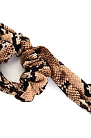 True Colors Snake Print Scrunchie