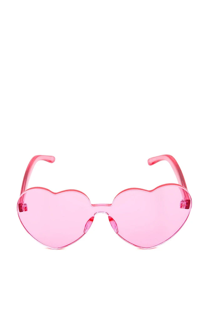 Rimless Heart Sunglasses