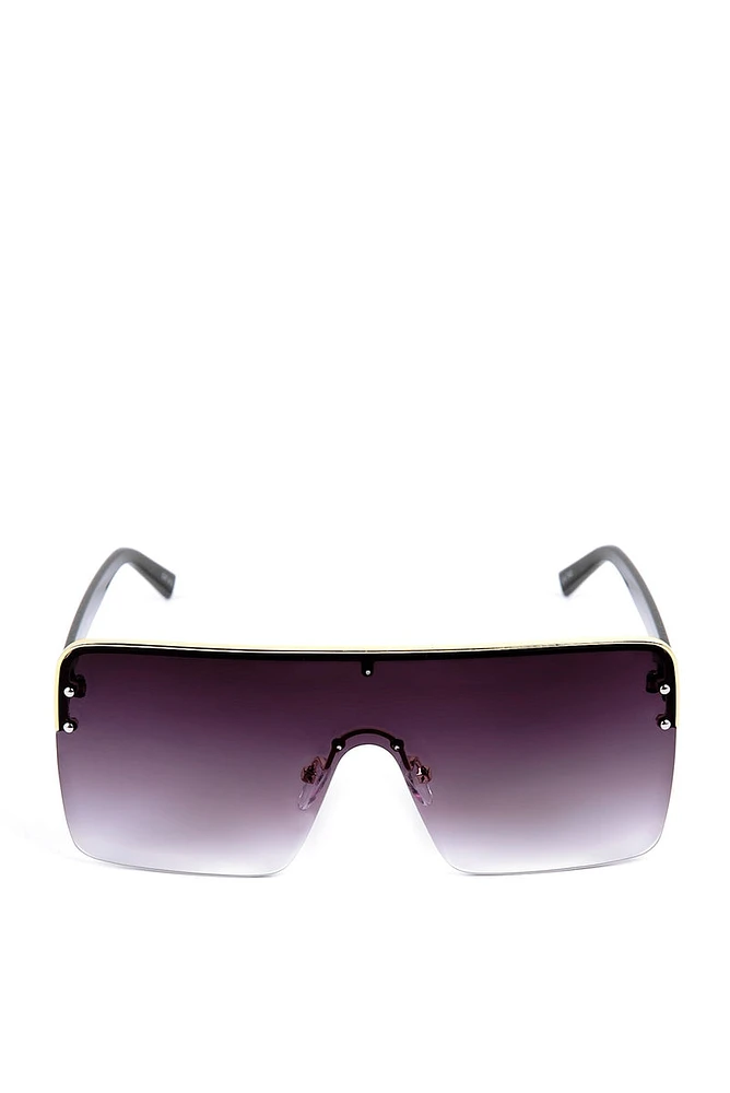 Studded Shield Sunglasses