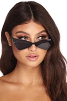 Geometric Rimless Sunglasses