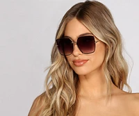 Later Hater Square Cat Eye Sunglasses