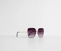 Later Hater Square Cat Eye Sunglasses