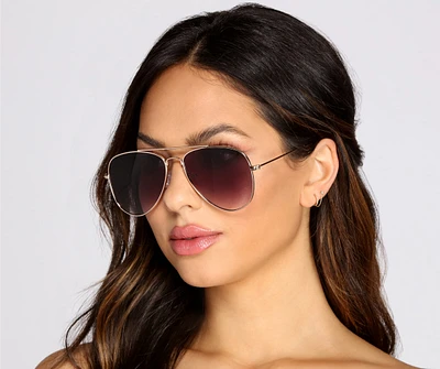 Major Vibes Aviator Sunglasses