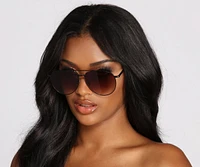 Deep Reflections Ombre Aviators