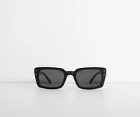 Not Now Rectangular Flat Sunglasses