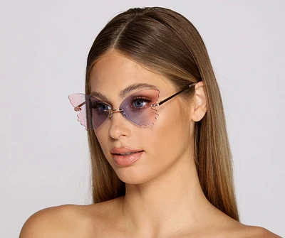 Fluttery And Fab Butterfly Sunglasses