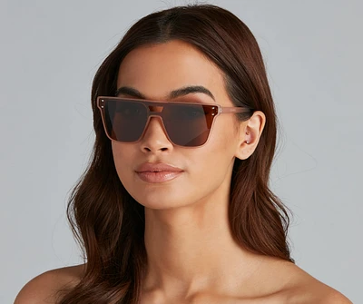 Trendy Moment Flat Top Sunglasses