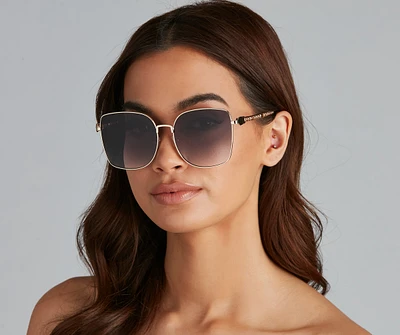 Rays For Daze Square Oversized Sunglasses