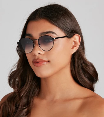 New Look Round Metal Sunglasses