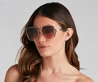 Trendy Staple Oversized Sunglasses