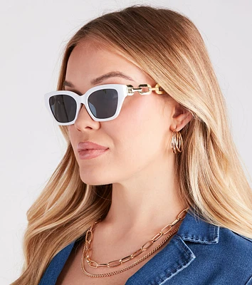 Chic Factor Cat-Eye Sunglasses