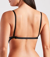 Plunge Low-Back Bra