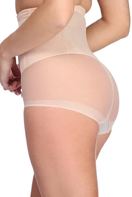 High Waist Lace Shaper Briefs