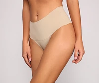 Smooth Mid Rise Shaper Thong