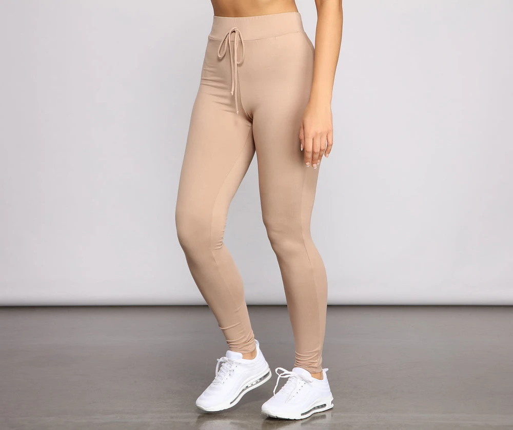 Essential High Waist Pajama Leggings