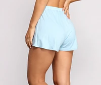 Ready To Lounge Tulip Pajama Shorts