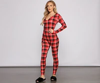 Cozy Plaid Onesie