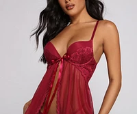 Make Your Move Babydoll and Panty Set