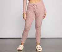 Mid Rise Eyelash Knit Pajama Leggings