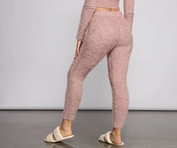 Mid Rise Eyelash Knit Pajama Leggings