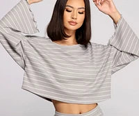 Take On Trendy Stripes Pajama Top