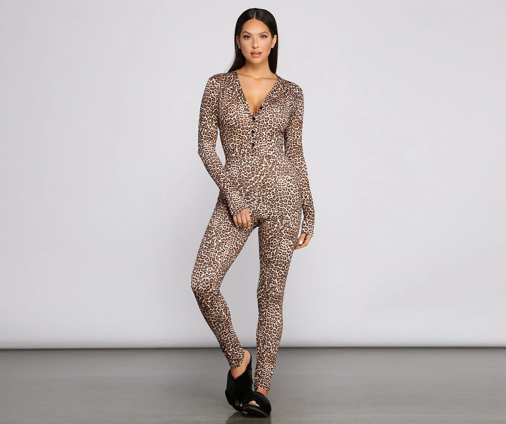 Sweet Dreams V-Neck Knit Onesie