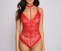 Simply Stunning Sheer Lace Teddy