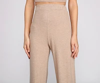 Taking Knit Easy Wide Leg Pajama Pants