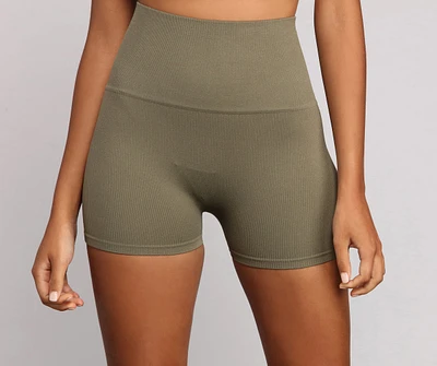 Sleek And Seamless High Waist Shorts