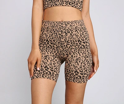 Wild Thing Leopard Pajama Shorts