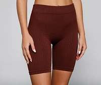 Trendy Essential Seamless Biker Shorts