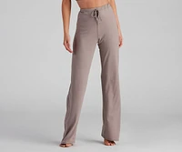 Chill Days Wide-Leg Pajama Pants