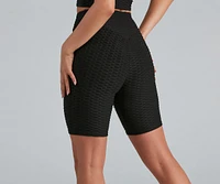 Break A Sweat Scrunch Active Biker Shorts