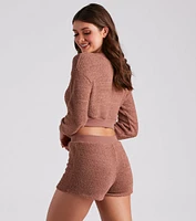 Cozy Dream Sweater And Shorts Set