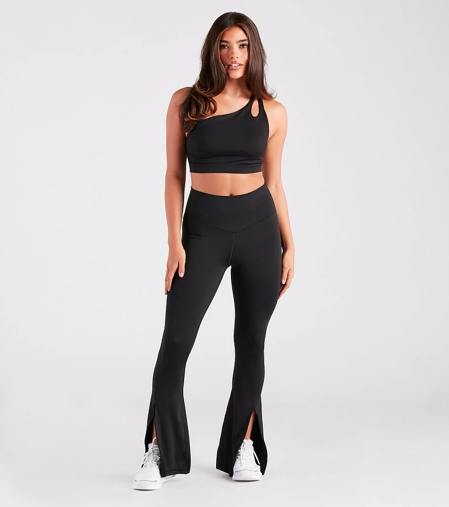 Weekend Loading Seamless Slit Flare Pants