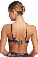 On A Mission Camo Bikini Top