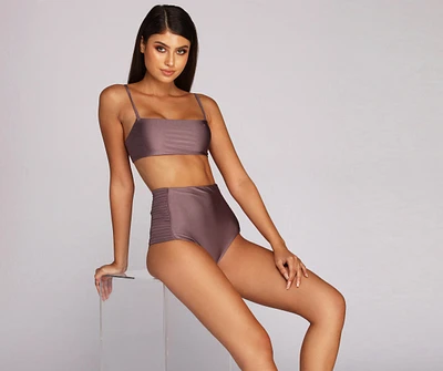 Back It Up Strappy Swim Top