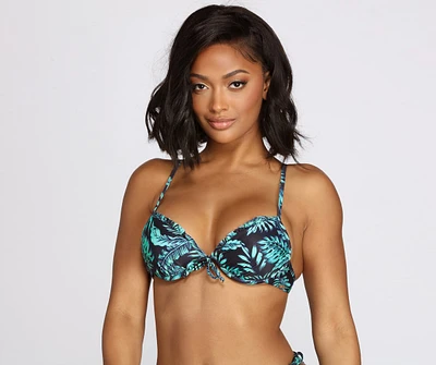 Welcome To Paradise Ruffle Swim Top