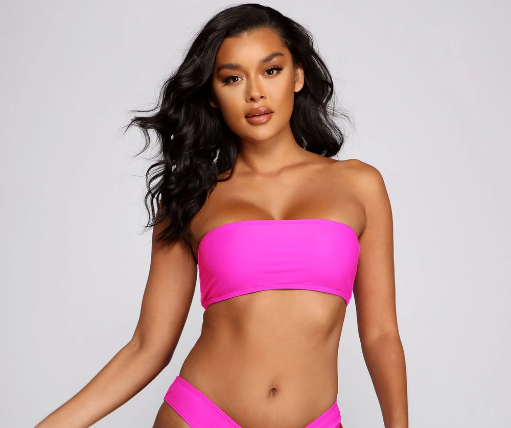 Bold Babe Bandeau Swim Top