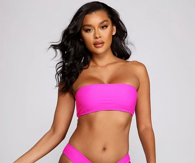 Bold Babe Bandeau Swim Top