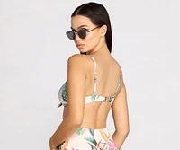 Take Me To Margaritaville Tropical Swim Top