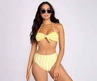 Island The Sun Bow Front Swim Top