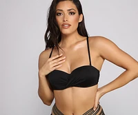 Classic Glamour Bandeau Bikini Top