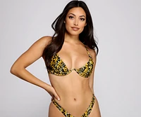 Fancy Filigree Wired Bikini Top