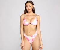 Groovy Days Tie Dye Bikini Top