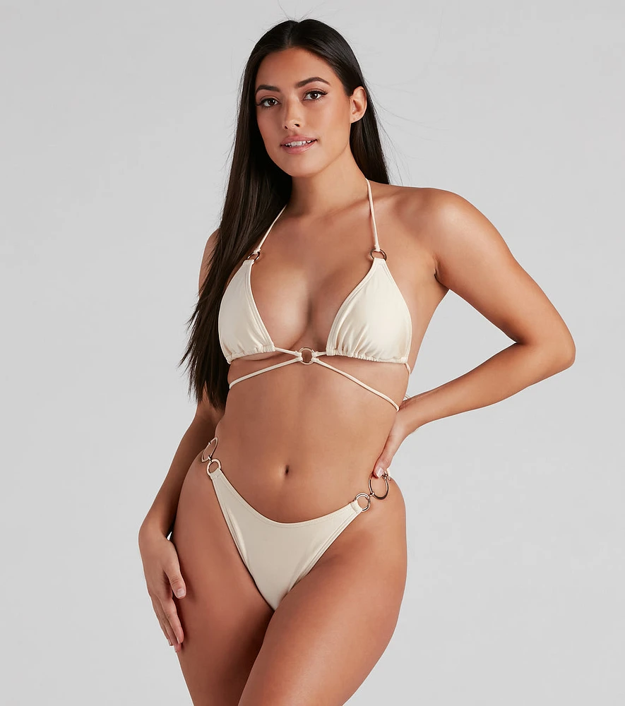 Caught Your Eye Wrap Bikini Top