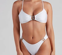 Rhinestone Glam Bikini Top