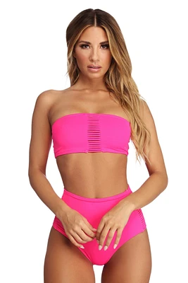 Sassy Straps Bandeau Swim Bottoms