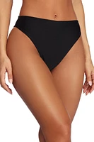 High Waist Basic Cut Swim Bottoms